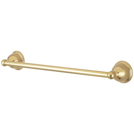 Kingston Brass Restoration 24" Towel Bar, Polished Brass BA3961PB